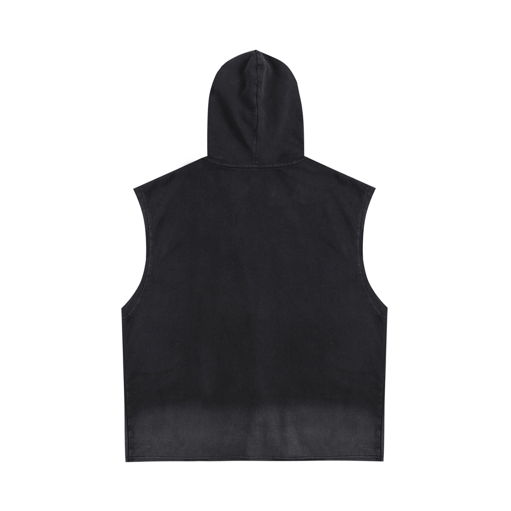 Distorted Black Vest