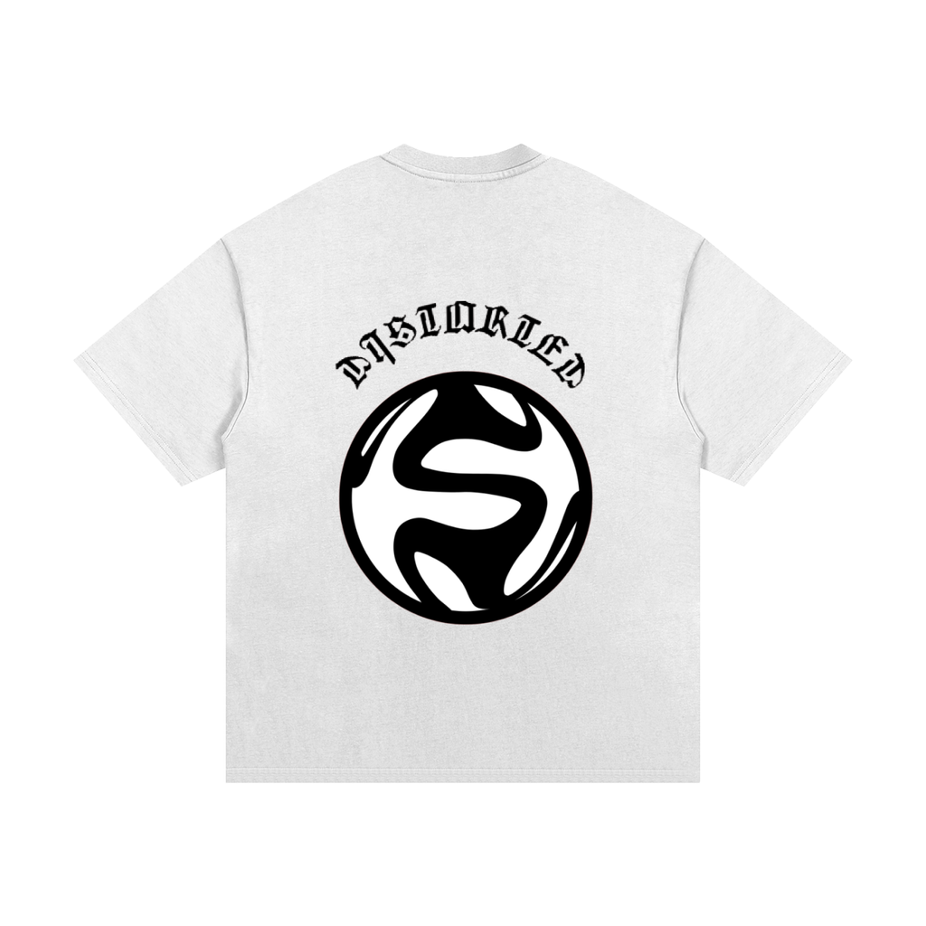 Distorted Angel White Tee