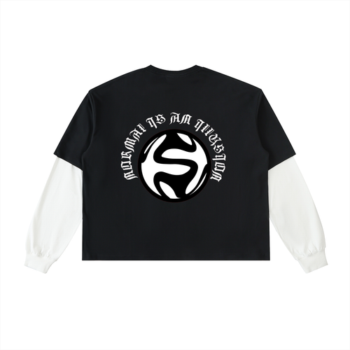 B&W Distorted Society Long Sleeve