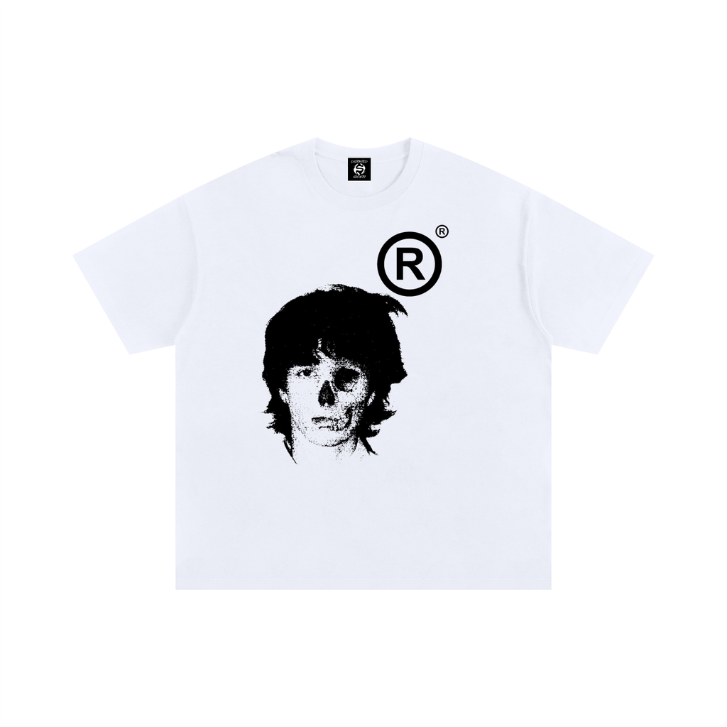 Skull Face Graphic Tee