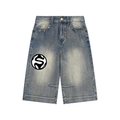 Distorted Society Denim Jorts