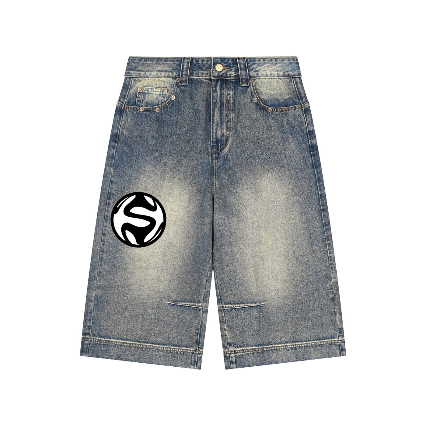 Distorted Society Denim Jorts