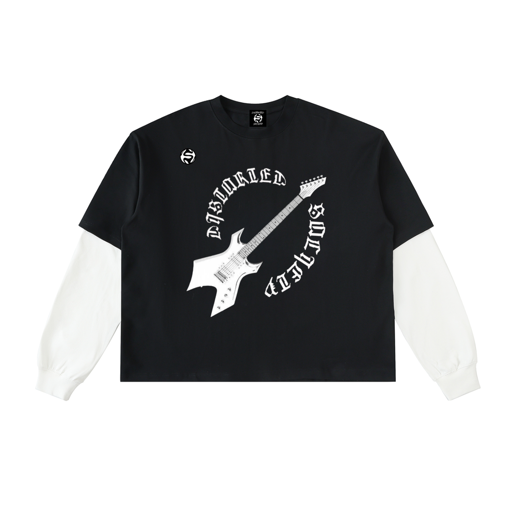 B&W Distorted Society Long Sleeve