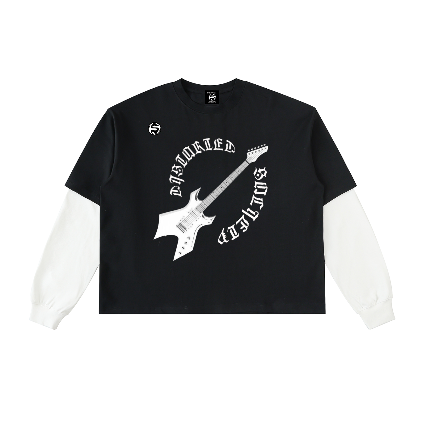 B&W Distorted Society Long Sleeve