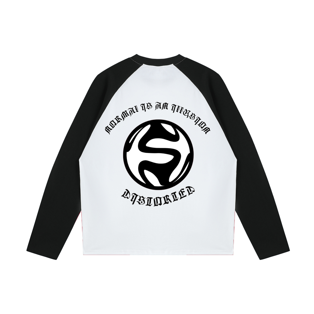 B&W Distorted Long Sleeve