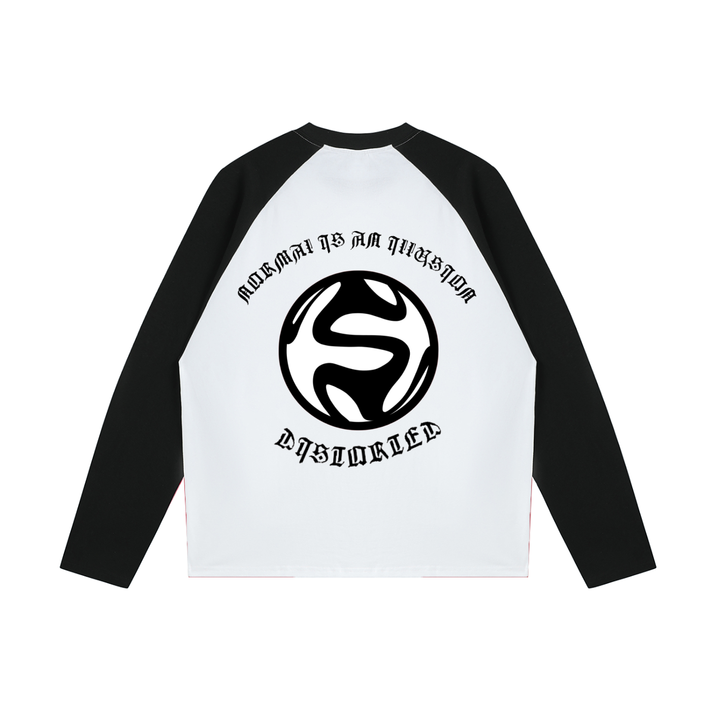B&W Distorted Long Sleeve